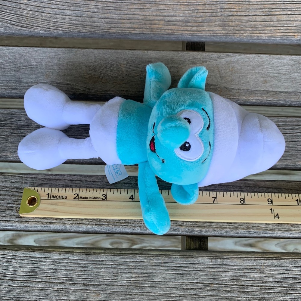 The Smurfs 2025 Paramount Pictures Blue Plush Toy Snapco LLC 9.5 inch AMC Movie - Picture 7 of 8